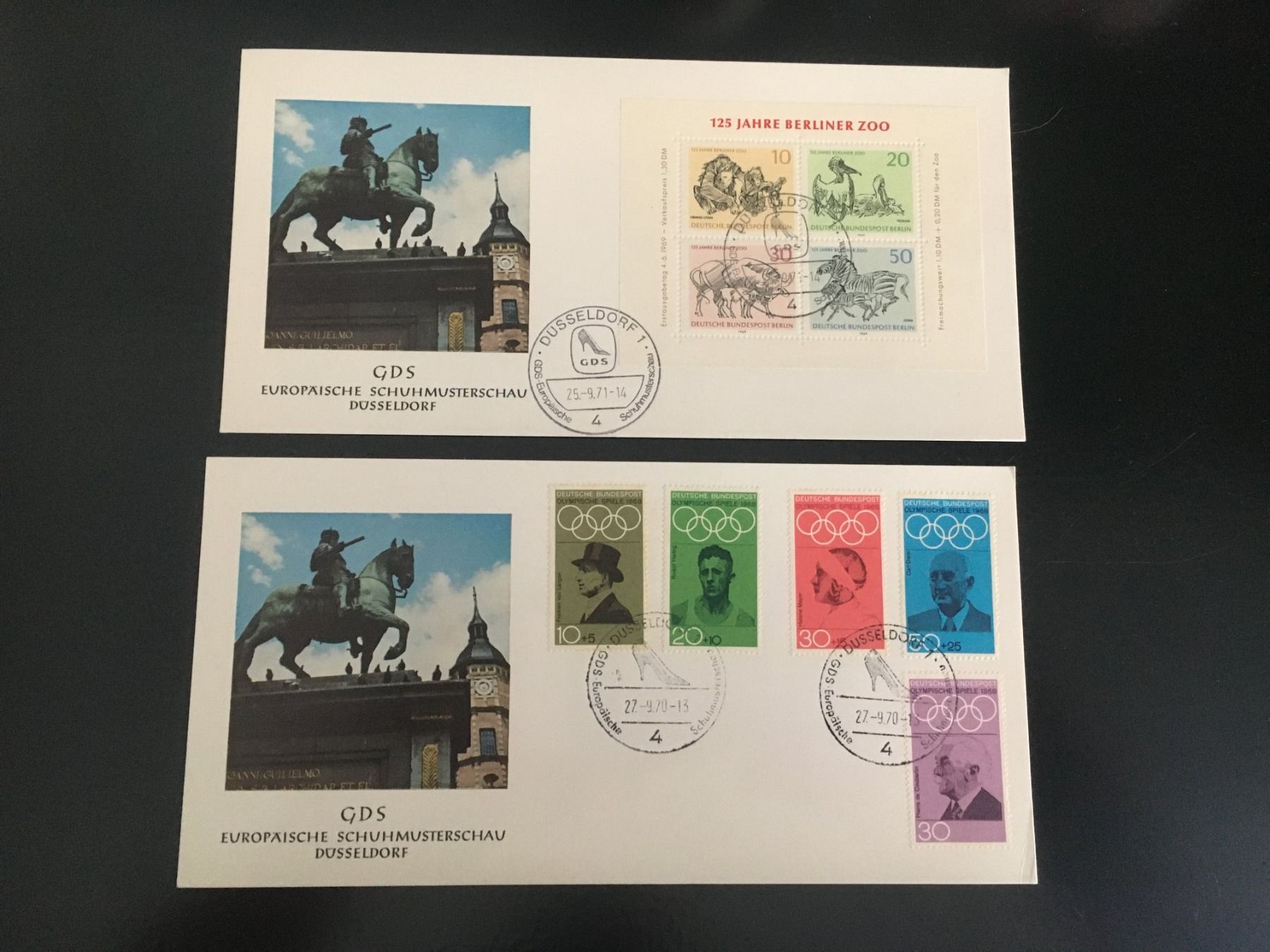 Tutti i francobolli: 9x FDC Karten / Düsseldorf / Speziel Selten – Usato da Grand-Lancy venduto da Dany1973 1