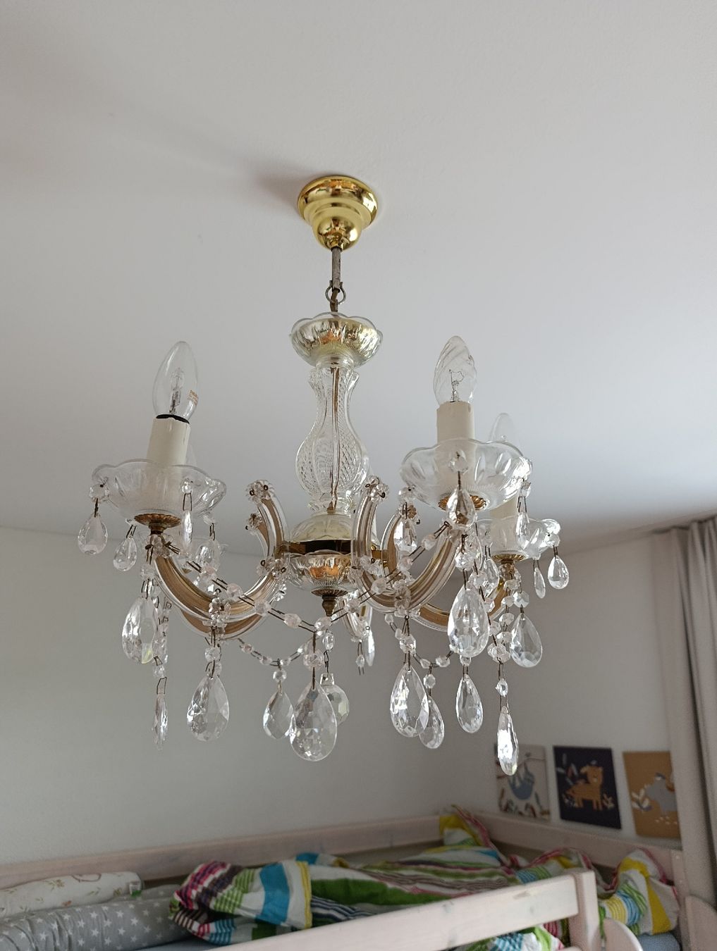 Lampade: Kronleuchter mit echten Glaskristallen – Usato da Diepoldsau venduto da Biene206 3