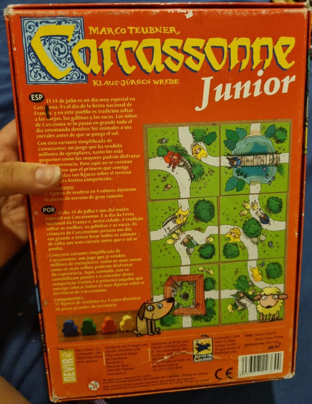 Giochi: Jeu de société Carcassonne Junior  – Usato da Fribourg venduto da jarmilka 8