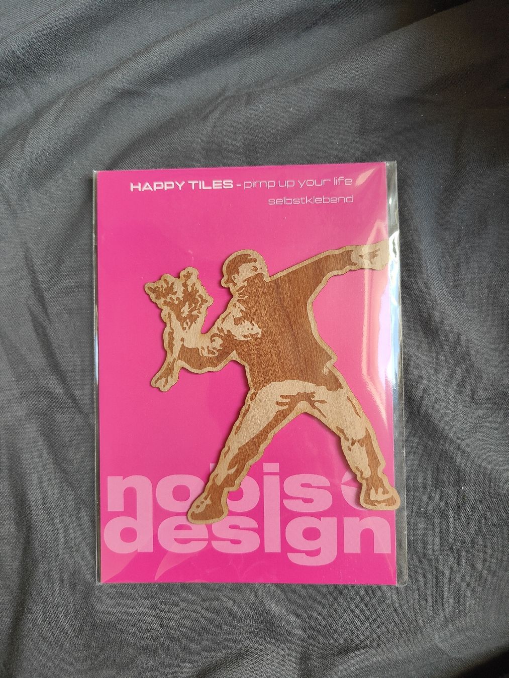 Aufkleber: Nobis Design Happy Tiles - Kirschbaumholz Sticker – Neu und originalverpackt aus Erlinsbach SO von xandra23