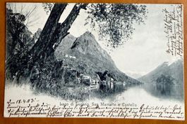 San Mamette e Castello - Lac di Lugano 1903