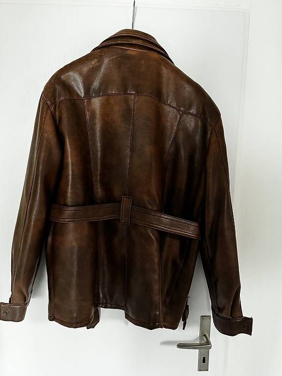 Jacken: Original Gruppo V Moda Italiana Lederjacke – Gebraucht aus Dübendorf von R007 1