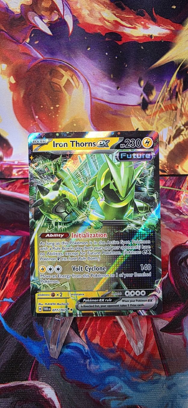 Pokémon Carte collezionabili: Iron Thorns ex 077/167 Twilight Masquerade TWM – Nuovo (secondo la descrizione) da Frutigen venduto da Sinnohan_Zorua