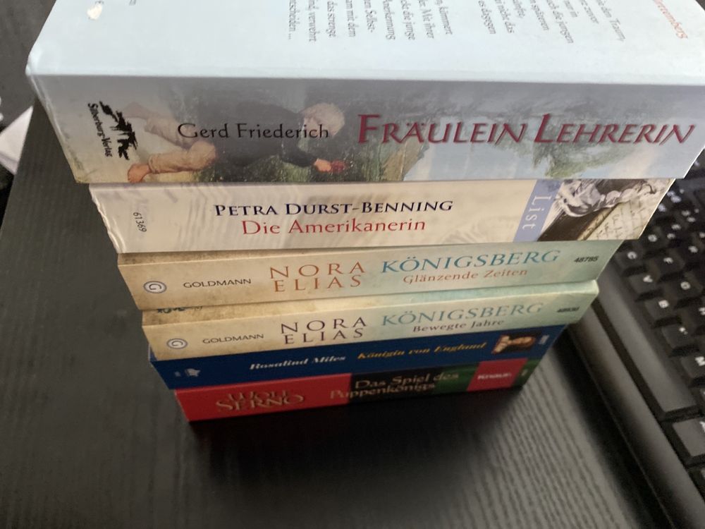 6 historische Romane, Wolf Serno, Petra Durst, Nora Elias u. (Gebraucht ...