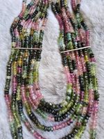 TOP Vintage Sterling Turmaline Collier Halskette