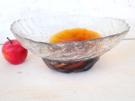 Humppila Glasschale Design Santalathi Finnland Vintage Glas