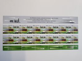 (158) Postfrischer Bogen «Öffentlicher Verkehr»