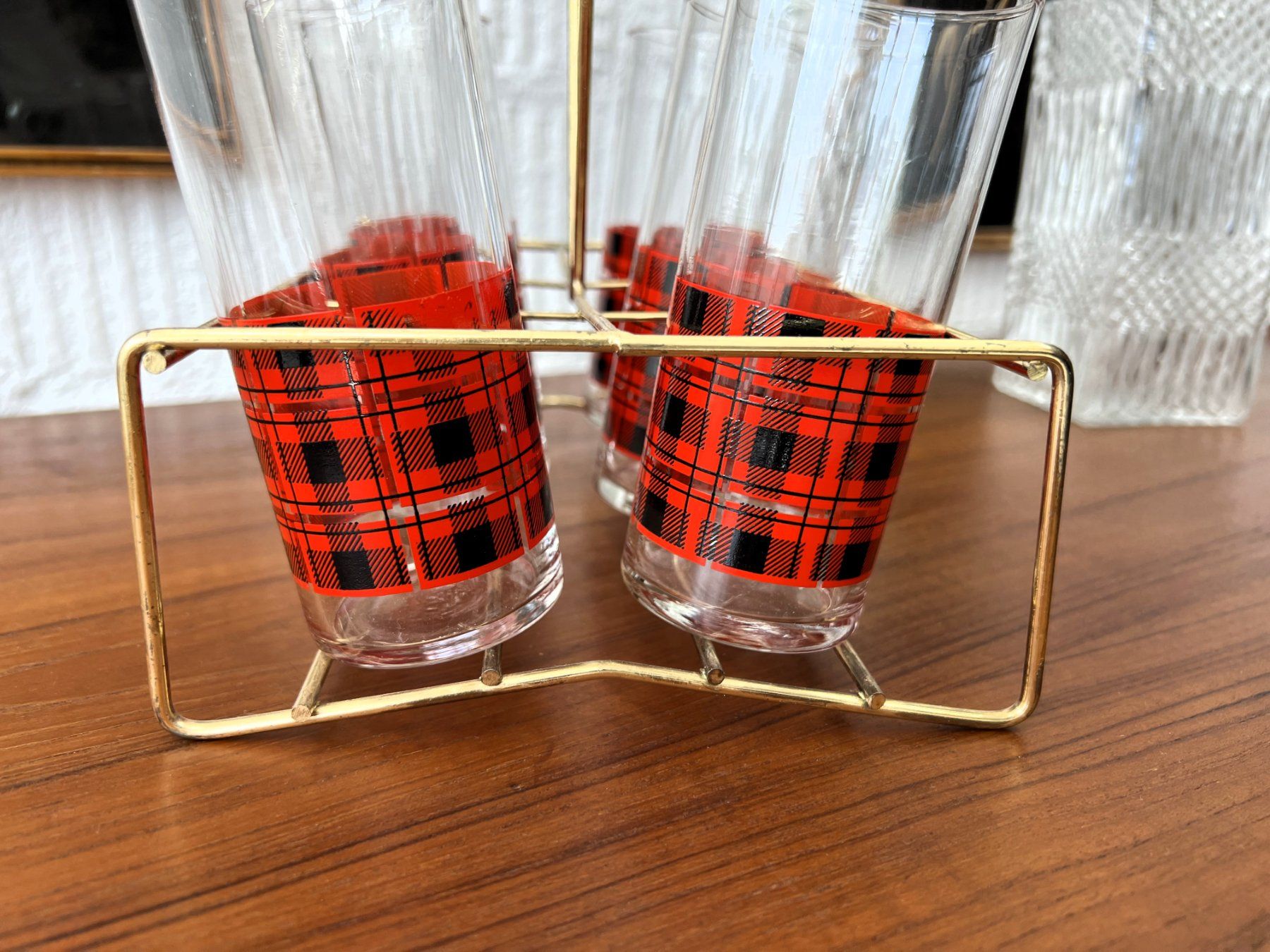 Bicchieri: Vintage Gläser-Set mit Halter – Usato da Walzenhausen venduto da stilvollwohnen 1