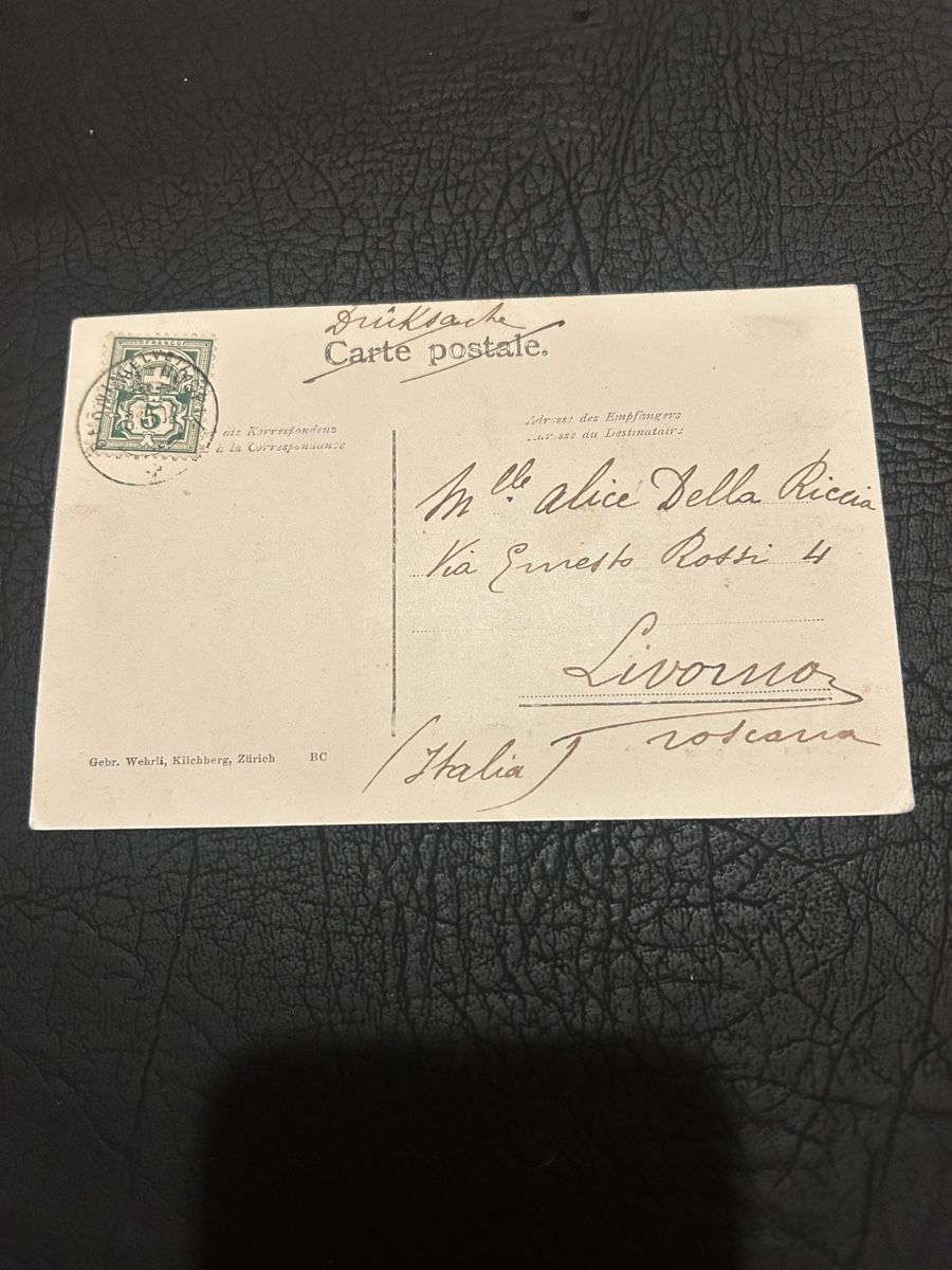 Ansichtskarten: Alpenpost, Diligenza 1904 – Gebraucht aus Breganzona von Milesbo 1