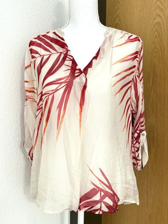 Luftige  Seiden Bluse von NILE Gr. M. Tunika. Neu.   
