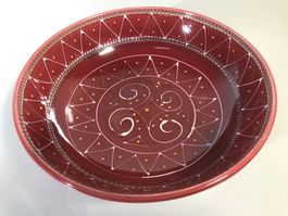 Keramik Früchteschale, 26.5 cm, Handmade in France