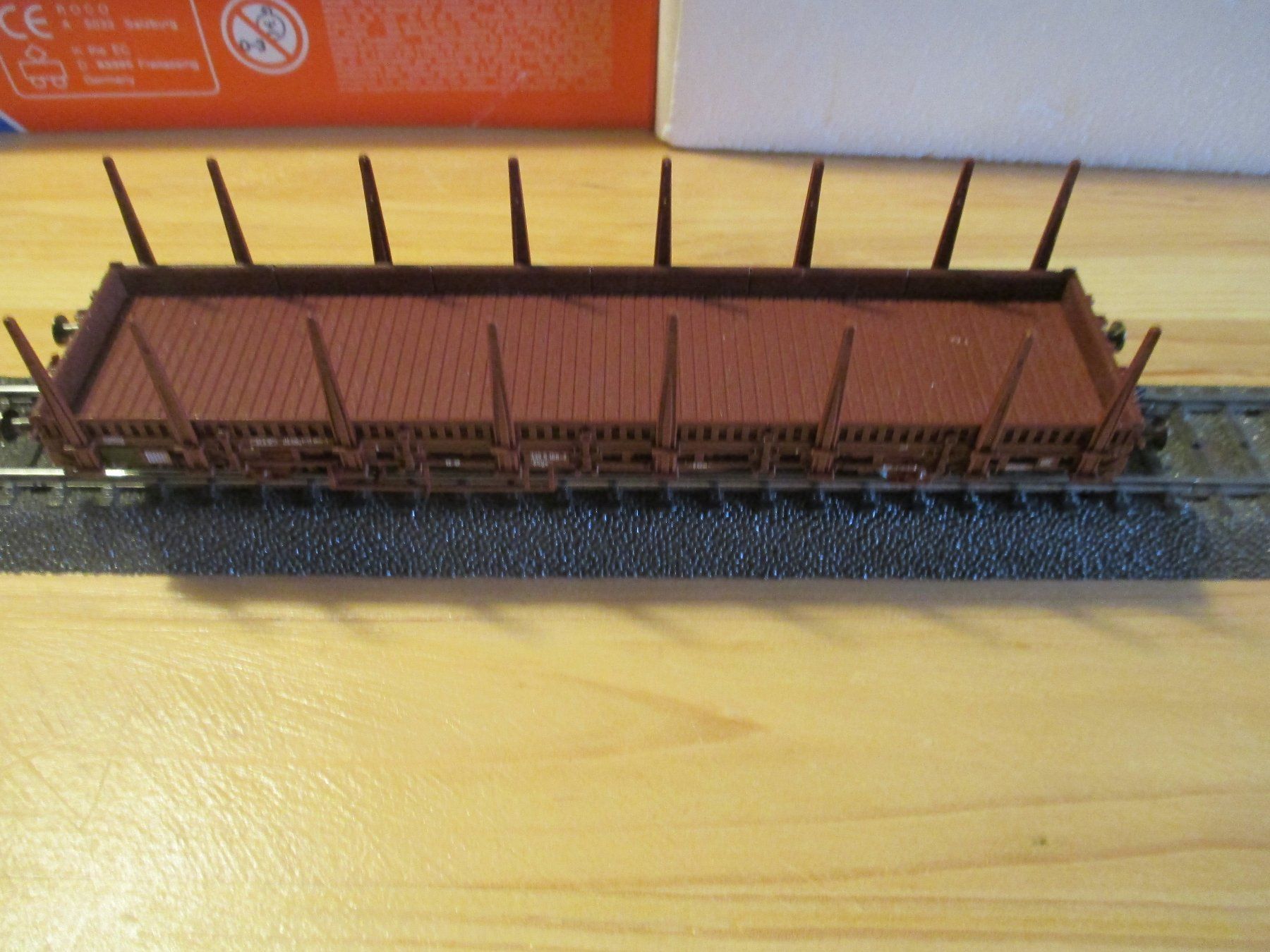 Roco Modelleisenbahnen: Roco H0 DC Rungenwagen Nr. 46306 – Gebraucht aus Breitenbach von anti11