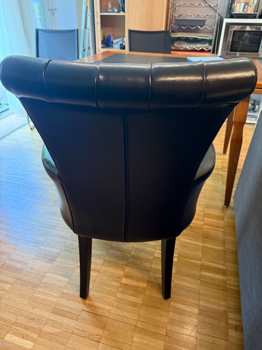 Pfister Stühle: Lederstuhl – Gebraucht aus Zürich von fehlton 3