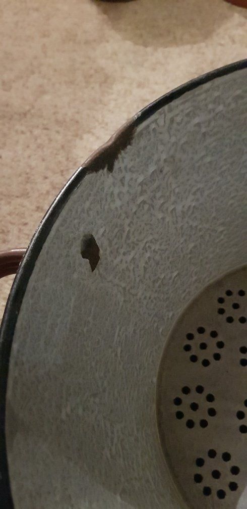 Küchengeräte: Email Sieb für Sammler und Kenner – Gebraucht aus Zufikon von brocki5621 2
