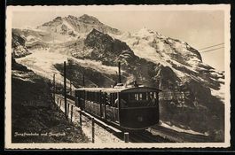 Jungfrau, Jungfraubahn mit Gebirgspanora
