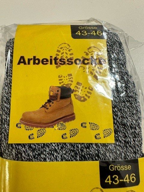 Socken: 5 PAAR AEBEITSSOCKEN ORIGINALVERPACKT GR. 43-46 – Neu und originalverpackt aus Ostermundigen von crazy-horse-1840 2