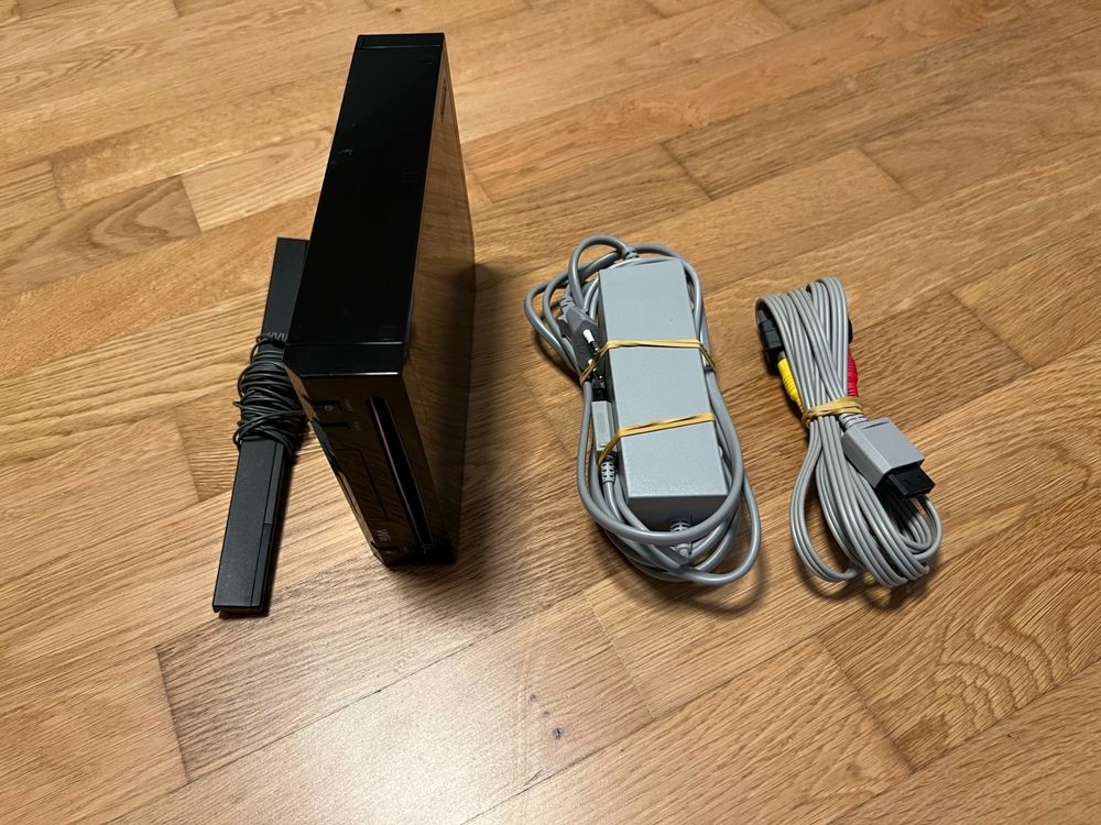 Nintendo Wii Konsole schwarz RVL-101 (EUR) | Kaufen auf Ricardo