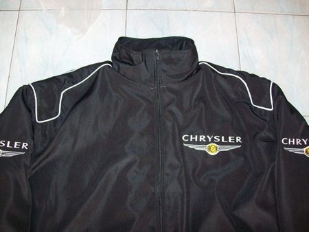 NEU CHRYSLER Fan Jacke schwarz alle Größen/Modelle