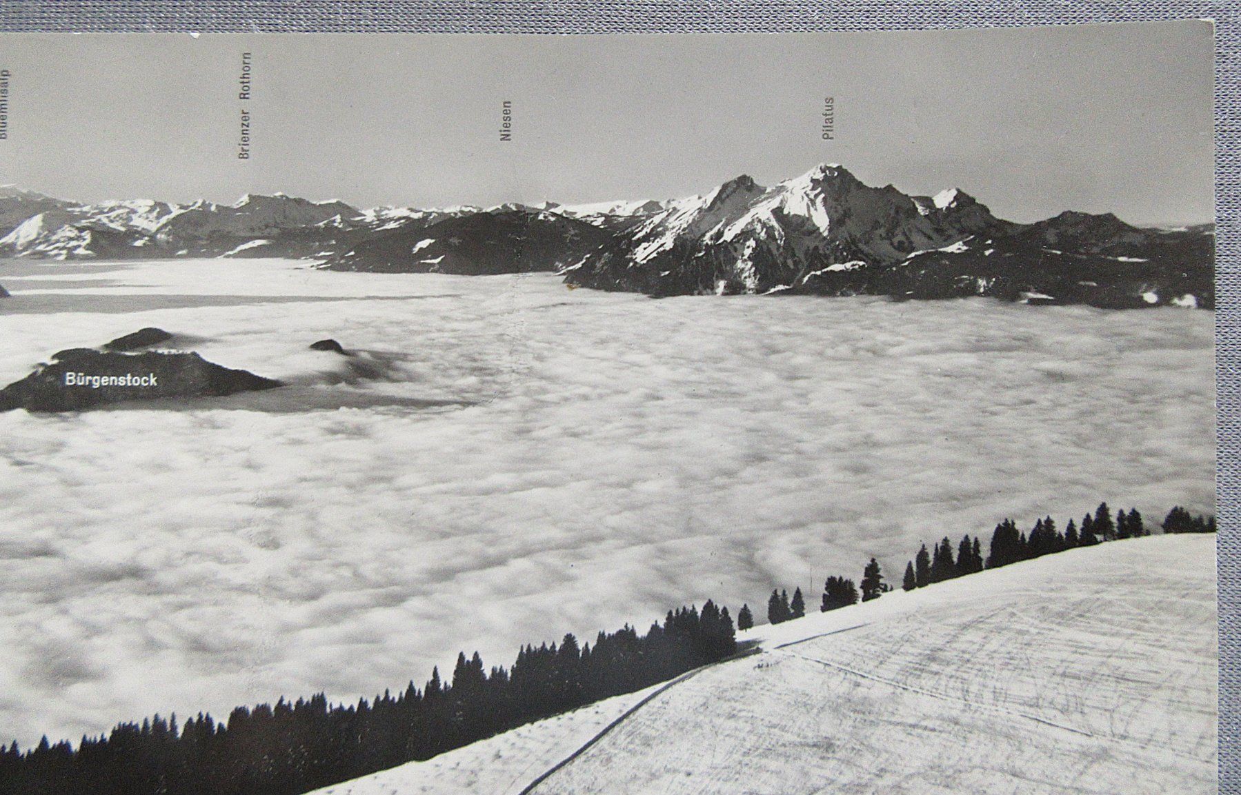 Cartoline postali: alte Ansichtskarte Rigi Panorama - ab CHF 2.00 – Usato da Auenstein venduto da Padabimbim 2