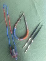 Afrikanischer Tribal Schmuck – Perlen Halskette, Anhänger