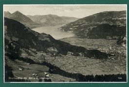 Breitlauenenalp, Blick auf Interlaken, 1982, gelaufen