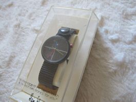 Alain Silberstein Quartz Uhr 80er Jahre Mit Original Box Rar