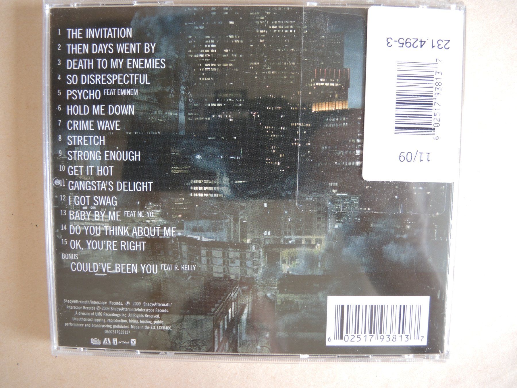 CD: CD 50 CENT - Before I self destruct – Usato da Rorschach venduto da maeck8 2