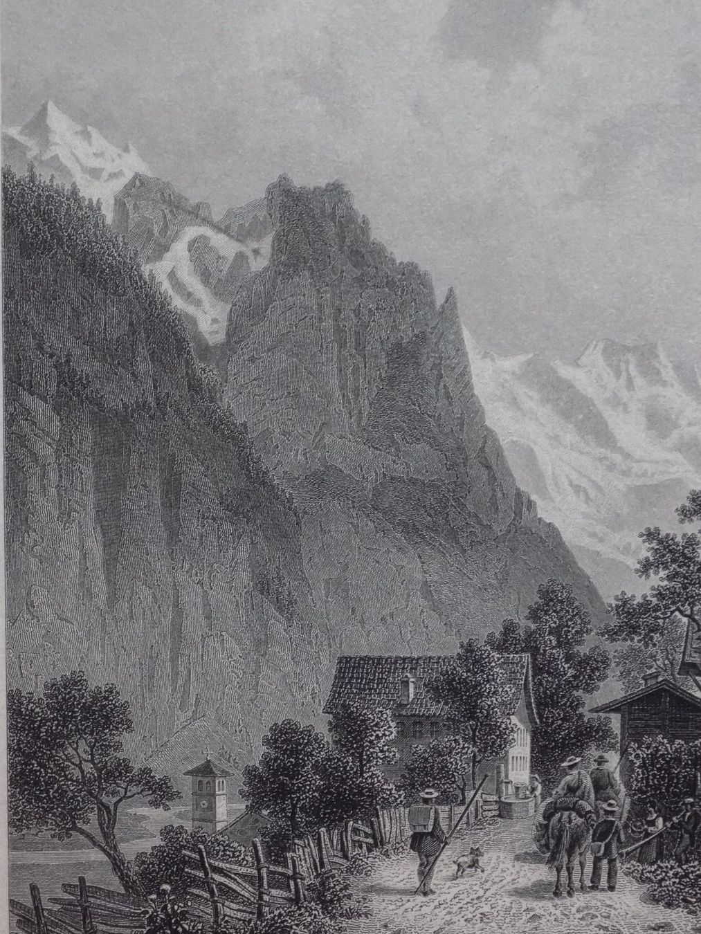 Gravures: Lauterbrunnen Staubbach – D'occasion à Risch par Rischli15 4