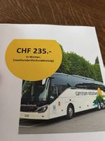 Carreisen Ostschweiz, Gutscheinwert CHF 235.-