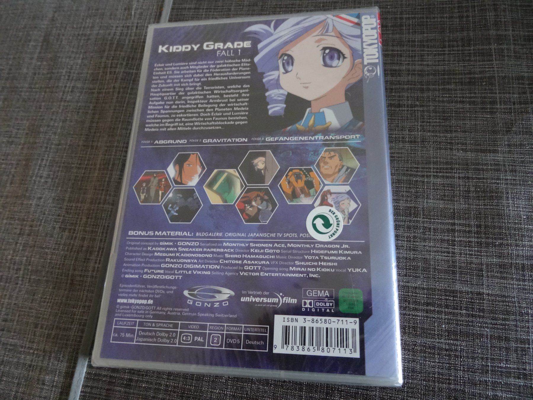 Tutti i DVDs: Kiddy Grade - Fall 1 DVD NEUWARE – Nuovo e nell'imballaggio originale da Olten venduto da Disc-Verkauf 1