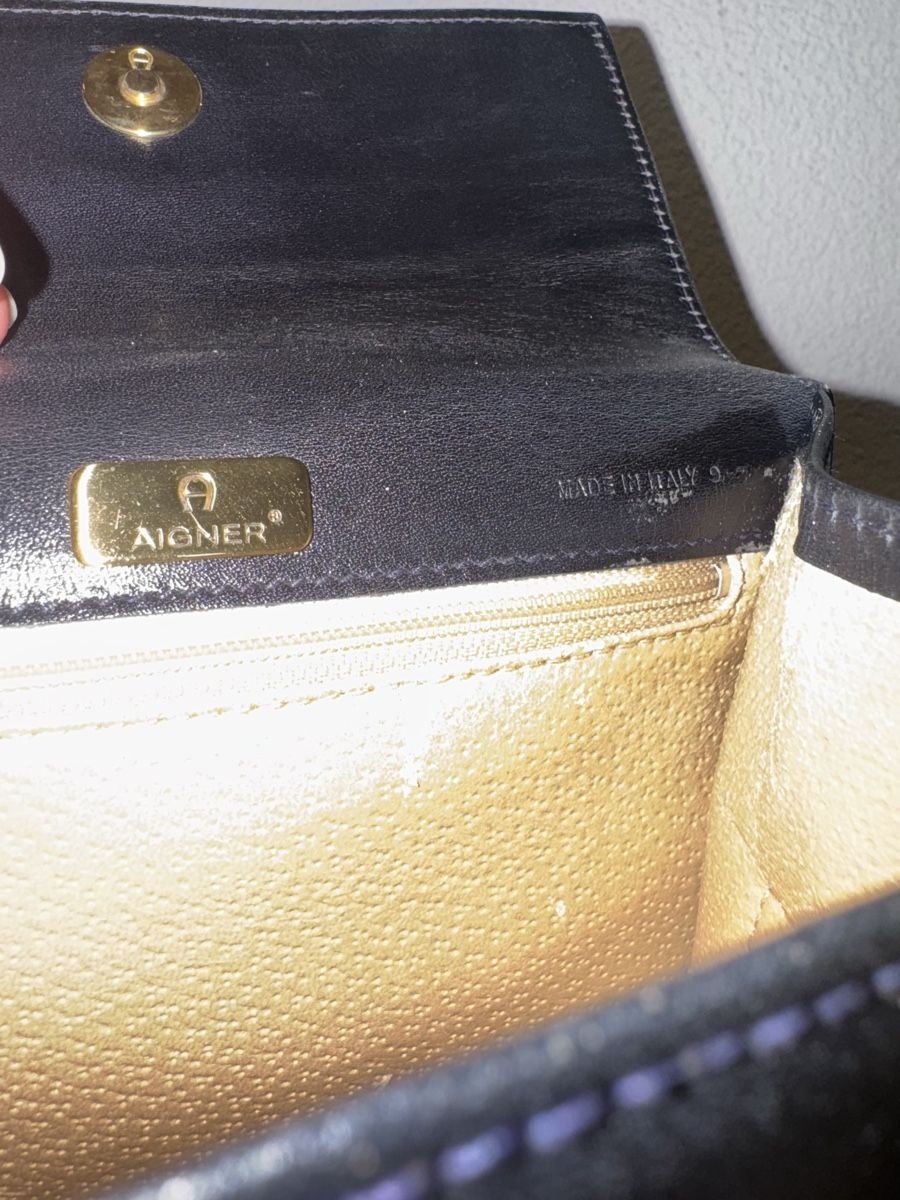 Aigner Taschen für Damen: Aigner Tasche Leder schwarz gebraucht – Gebraucht aus Reiden von ram_w7hf 3