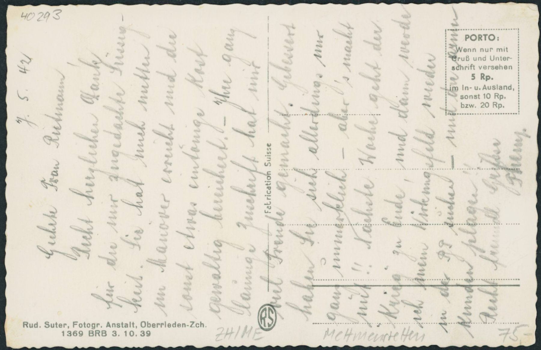 Cartoline postali: ZH Mettmenstetten – Nuovo (secondo la descrizione) da Schindellegi venduto da stationary 1