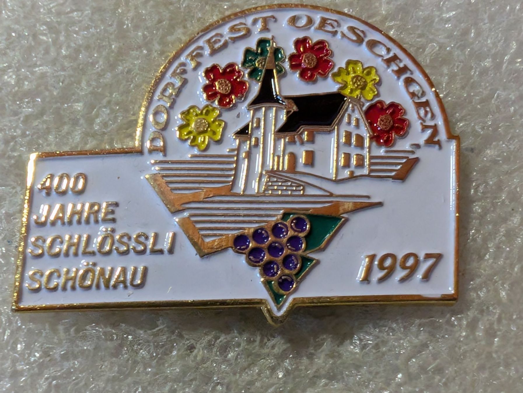 Placchette & Badge: Ansteckpin 189: Schlössli Schönau – Usato da Oppligen venduto da Pin-Fall-Shop