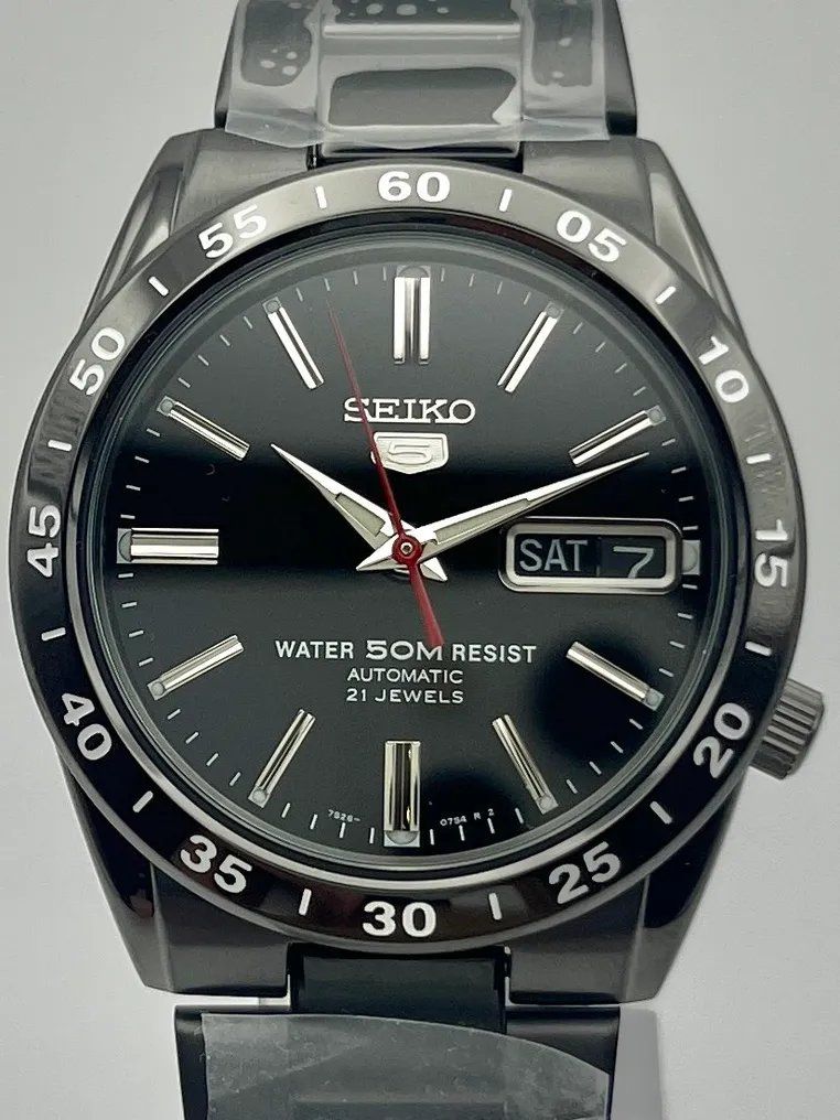 Seiko Uhren: SEIKO 5 AUTOMATIC Black Dial Men's Watch Ref. szen008 - 7S26 – Neu und originalverpackt aus ORIGLIO von Mao2 3