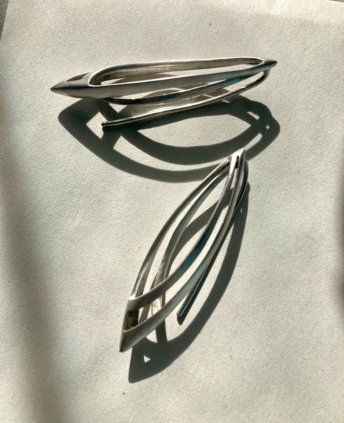 Ohrringe & -stecker: Einzigartige Ohrringe 925 Silber – Gebraucht aus Bischofszell von Silberviolett 5