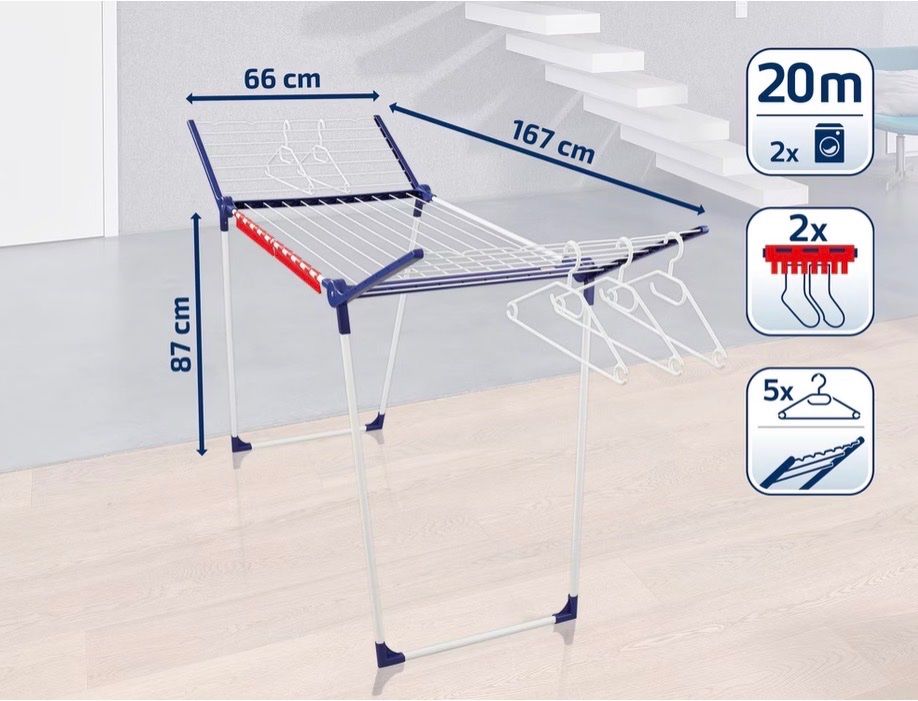 Leifheit Stenditoi: Leifheit Pegasus 200 Solid – Usato da Zürich venduto da Allerhand27 2