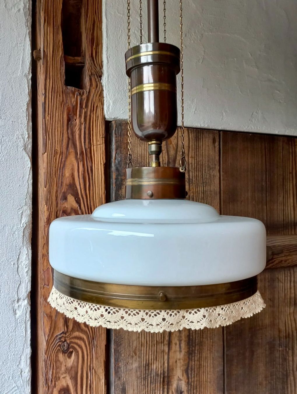 Lampade: Zuglampe Jugendstil – Usato da Burgdorf venduto da glasrabe01 1