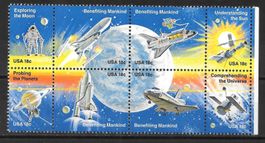 USA Serie 1481 - 1488 Raumfahrt ** 21.5.1971