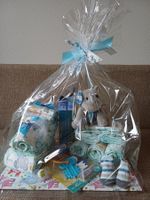 Windeltorte Baby Geschenk Junge zur Geburt / Baby Boy💙