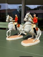 Augarten Wien-Paire Porcelaine Équitation (Pirouette&Levade)