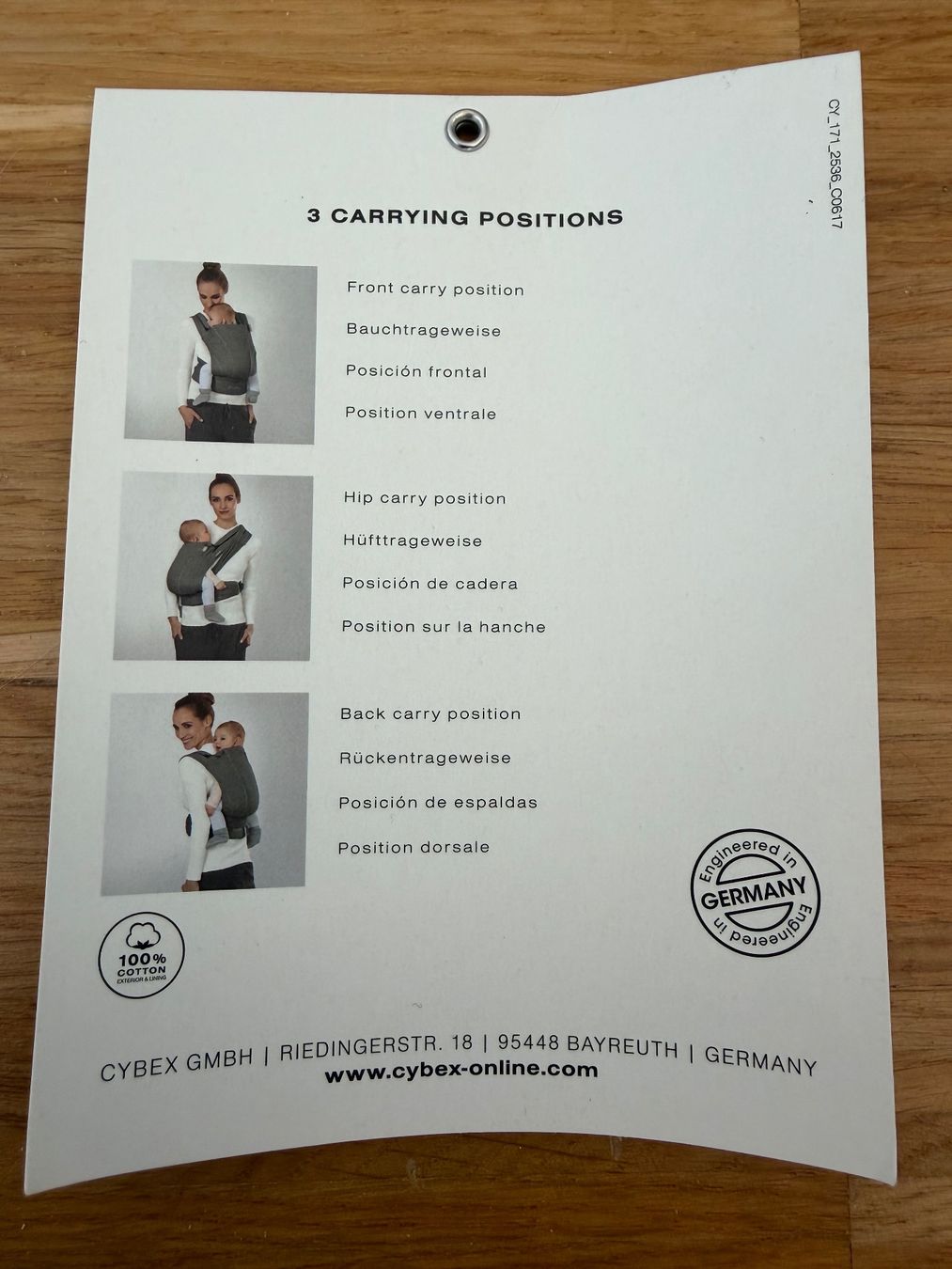 Cybex Marsupi portabebè: Cybex Maira Tie Babytrage – Nuovo (secondo la descrizione) da Zürich venduto da esz_r67s 4
