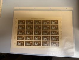 1955 Werbemarken 5/10 und 20 Rp Bogen Postfrisch 