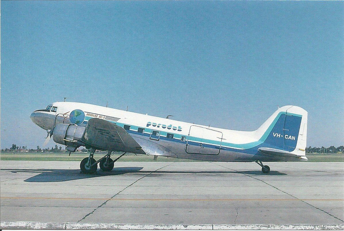 Ansichtskarten: Paradak DC-3 VH-CAN – Neu und originalverpackt aus Thun von Abigboss