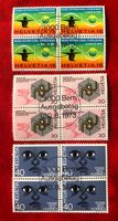 4 er Block Nr.545/546/547 mit VollStempel Bern