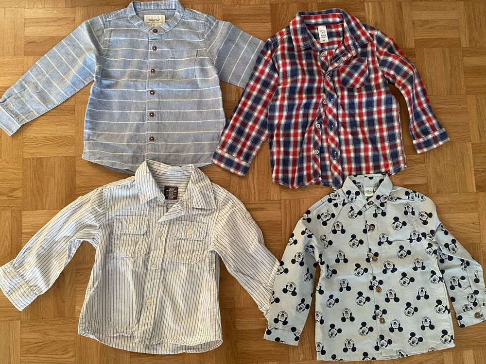 Camicie, T-shirt & Polo: Kinder Hemden Langarm Grösse 92 – Usato da Zürich venduto da zd_1965