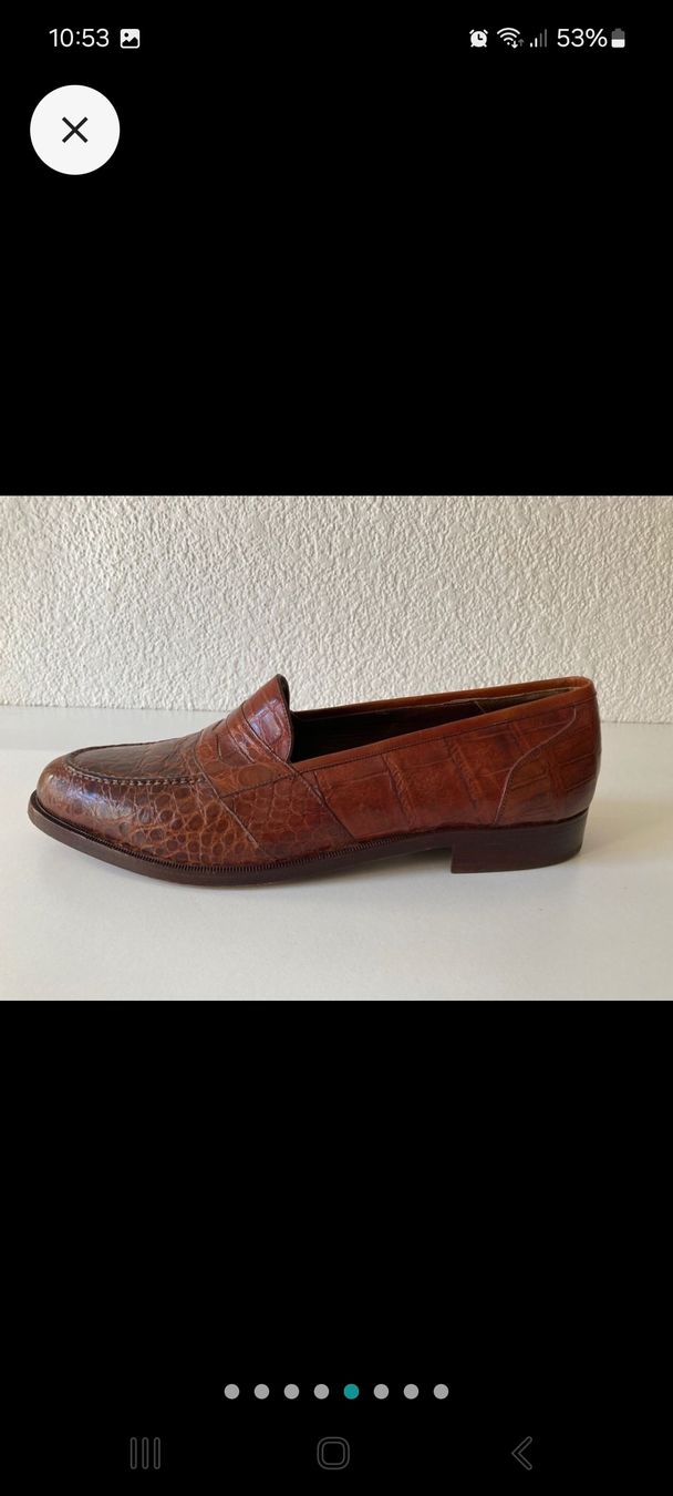Scarpe da uomo: Chaussures en Croco / Aligator – Nuovo (secondo la descrizione) da Genève venduto da Martinbng 4