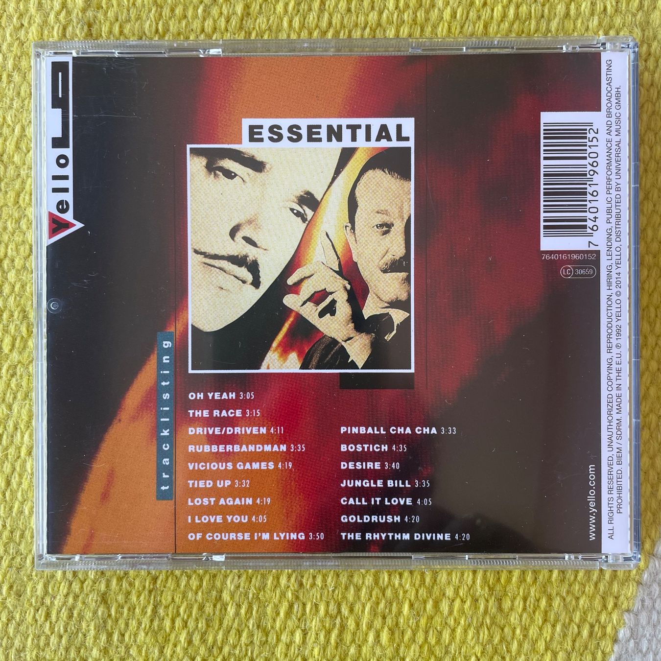 CDs: YELLO-BEST OF/ESSENTIAL – Gebraucht aus Rorschacherberg von CD-Roli 1