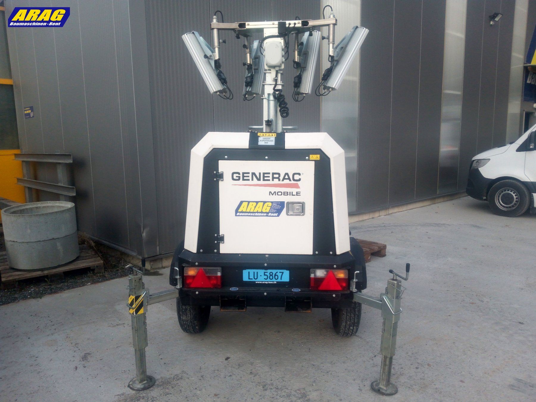 Lampade: Generac V20 Hyper Baustellenbeleuchtung – Usato da Hasle LU venduto da Arag08 3