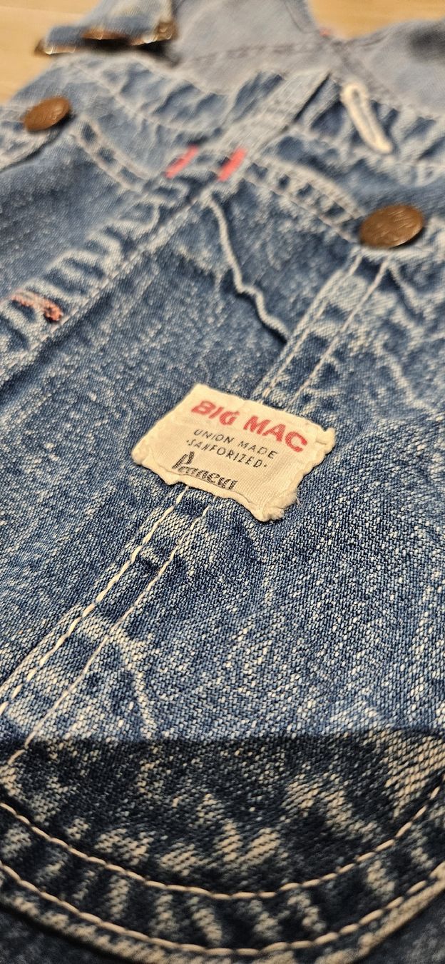 Jeans: vintage denim salopette 50s – Usato da Venthône venduto da piz_py9h 2