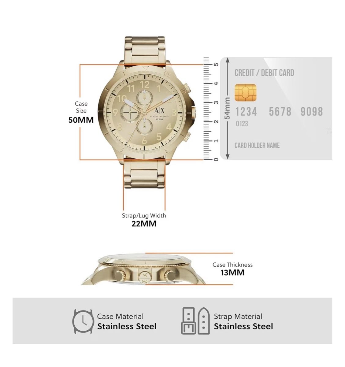 Armani Orologi: Armani Exchange Uhr – Usato da UNTERSIGGENTHAL venduto da s_rzb8 2
